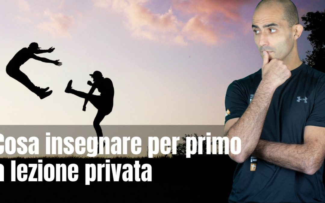 Quali sono i vantaggi di una lezione privata di Krav Maga.
