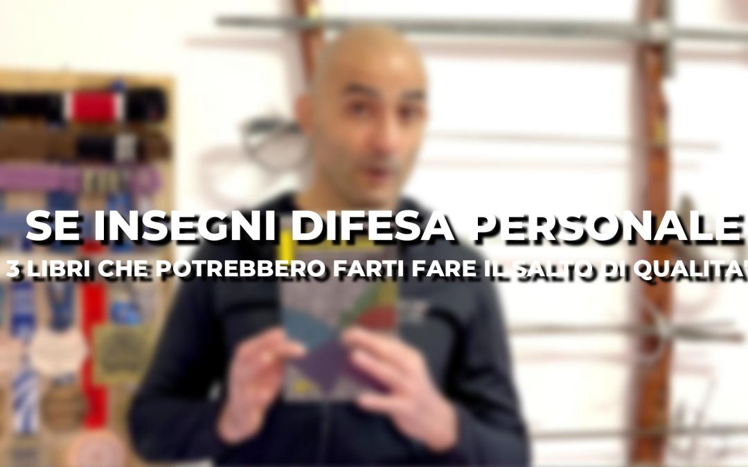 3 libri per istruttori di difesa personale