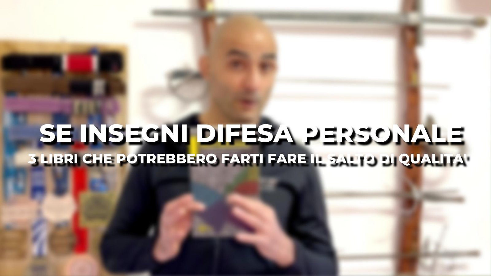 3 libri per istruttori di difesa personale