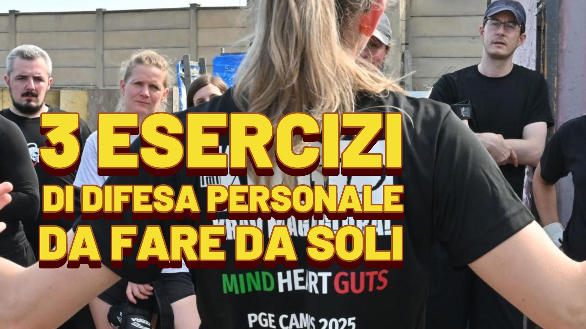 3 esercizi di difesa personale da fare da soli